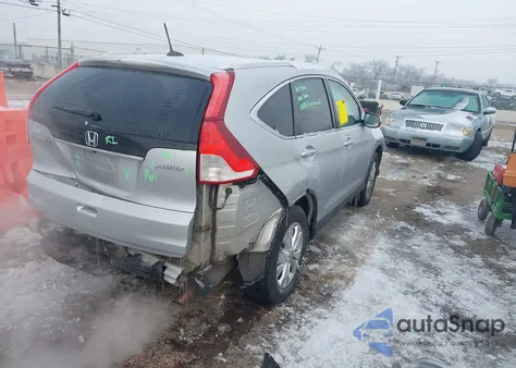 2013 Honda Cr-V Ex-L from USA, damaged, VIN 5J6RM4H7XDL028889